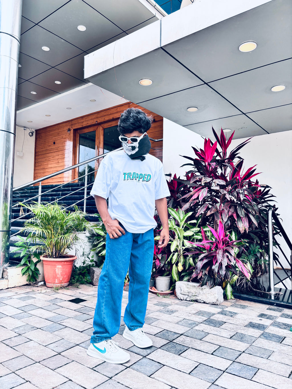 Trapped with Money Oversized Unisex Tee – Premium Fit